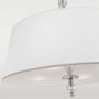 CosmoLight Cancun lampa wisząca 4x40W biały/chrom P04981WH zdj.4