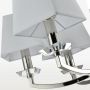 CosmoLight Dubai lampa wisząca 6x40W biały/nikiel P06346WHNI zdj.3