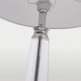 CosmoLight Charlotte lampa stołowa 1x40W chrom/biały T01332WH zdj.3