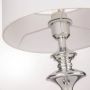 CosmoLight Abu Dhabi lampa stołowa 1x40W biały/chrom T01413WH zdj.4