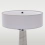 CosmoLight Bow lampa stołowa 2x40W biały/czarny/marmur T02107BK zdj.5