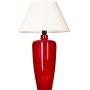 4concepts Sevilla lampa stołowa 1x60W biały/szkło czerwone L009092215 zdj.1