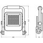 DPM naświetlacz 30 W 4000K FL65-30W zdj.2