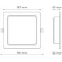 DPM plafon 1x18 W biały CL9-S-18W-W zdj.2