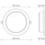 DPM plafon 1x18 W biały CL9-C-18W-W zdj.2