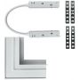 DPM M-Line łącznik kątowy do szyny magnetycznej wewnętrzny podtynkowy biały MTL-R-IL-W zdj.3
