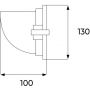 DPM X-Line lampa do zabudowy 1x20 W czarna STL-XB-20B zdj.2