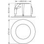 DPM lampa przypodłogowa 1x1,2 W czarna YCB178B zdj.2