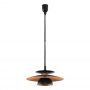 Eglo Brenda lampa wisząca 1x60 W czarna/miedź 31666 zdj.1