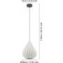 Eglo Minting lampa wisząca 1x25 W biała 43932 zdj.2