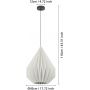 Eglo Minting lampa wisząca 1x25 W biała 43933 zdj.2