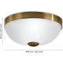 Eglo Imperial lampa podsufitowa 2x25 W satyna 82741 zdj.2