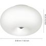 Eglo Optica lampa podsufitowa 2x60 W biała 86811 zdj.2