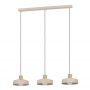 Eglo Valdiola lampa wisząca 3x40 W beżowa 900431 zdj.1