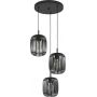 Eglo Romazzina lampa wisząca 3x40 W czarna 900686 zdj.1