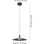 Eglo Conomavilla-Z lampa wisząca 1x15,5 W biała-czarna 902183 zdj.2