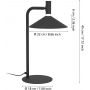 Eglo Conomavilla-Z lampa stołowa 1x7,5 W biała-czarna 902185 zdj.2