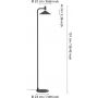 Eglo Conomavilla-Z lampa stojąca 1x7,5 W biała-czarna 902186 zdj.2