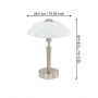Eglo Solo lampa stołowa 1x60 W biała 91238 zdj.2