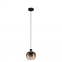 Eglo Oilella lampa wisząca 1x40 W czarna-brązowa 99614 zdj.1