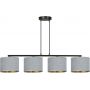 Emibig Hilde lampa wisząca 1x15 W czarna-złota-szary/popielaty 1050/4 zdj.1