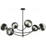 Emibig Hunter Stripe lampa podsufitowa 6x40W czarna/przezroczysta 1101/6 zdj.4