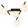 Emibig Smart lampa podsufitowa 4x40W czarna/opal 1103/4 zdj.1