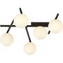 Emibig Smart lampa podsufitowa 5x40W czarna/opal 1103/5 zdj.1