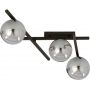 Emibig Smart lampa podsufitowa 3x40W czarna/grafit 1104/3 zdj.5