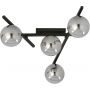 Emibig Smart lampa podsufitowa 4x40W czarna/grafit 1104/4 zdj.4