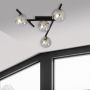 Emibig Smart lampa podsufitowa 4x40W czarna/grafit 1104/4 zdj.3