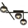 Emibig Smart Stripe lampa podsufitowa 3x40W czarna/przezroczysta 1105/3 zdj.1