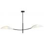 Emibig Lotus lampa podsufitowa 2x40W czarny/biały/złoty 1107/2 zdj.3