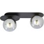Emibig Plaza lampa podsufitowa 2x10 W czarna-grafitowa 1119/2 zdj.1