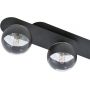 Emibig Plaza Stripe lampa podsufitowa 3x40W czarna/przezroczysta 1121/3 zdj.5