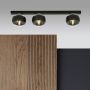 Emibig Fit Stripe lampa podsufitowa 3x10 W czarna-przezroczysta 1123/3 zdj.3