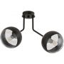 Emibig Nova Stripe lampa podsufitowa 2x40W czarna/przezroczysta 1139/2 zdj.5