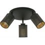 Emibig Bronx lampa podsufitowa 3x60W czarny/złoty 1152/4PREM zdj.2