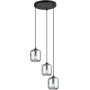 Emibig Storm 3 Premium lampa wisząca 3x40W czarna/przydymiona 1176/3PREM zdj.1