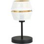 Emibig Malia lampa stołowa 1x60W biały/złoty/czarny 1184/LN zdj.1