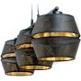 Emibig Malia lampa wisząca 3x60W złoty/czarny 1185/3 zdj.5