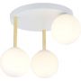 Emibig Dolce lampa podsufitowa 3x10 W biały/szkło mleczne 1261/3 zdj.1