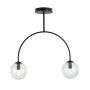 Emibig Archi lampa podsufitowa 2x10 W czarny/szkło przezroczyste 1286/2 zdj.3