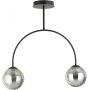 Emibig Archi lampa podsufitowa 2x10 W czarny/szkło grafitowe 1287/2 zdj.1