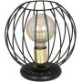 Emibig Albio lampa stołowa 1x15 W czarna-złota 144/LN1 zdj.1