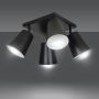 Emibig Prism lampa podsufitowa 4x60W czarny/biały 385/4 zdj.4