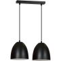 Emibig Lenox lampa wisząca 2x60W czarny/biały 391/2 zdj.1