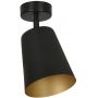 Emibig Prism lampa podsufitowa 1x60W czarny/złoty 406/1 zdj.1