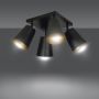 Emibig Prism lampa podsufitowa 4x60W czarny/złoty 406/4 zdj.3