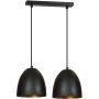 Emibig Lenox lampa wisząca 2x60W czarny/złoty 410/2 zdj.1